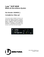 Lynx NGT-9000 Series Installation Manual preview