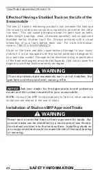 Preview for 44 page of Lynx RADIEN Crossover E-TEC Series Operator'S Manual