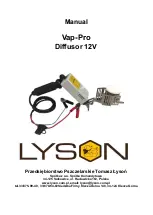 Preview for 1 page of LYSON Vap-Pro Diffusor 12V Manual