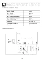 Preview for 20 page of M Confort 1300C User Manual