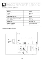 Preview for 40 page of M Confort 1300C User Manual