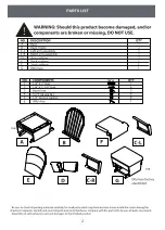 Preview for 2 page of M Design oxford BABY Essential Wooden Glider & Ottoman Combo... Instruction Booklet