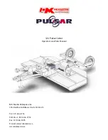 M K Martin Enterprise PULSAR 120 Operator And Parts Manual preview