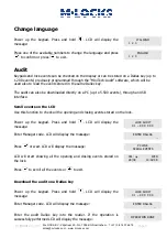 Preview for 22 page of M-LOCKS Basic line Series User Manual