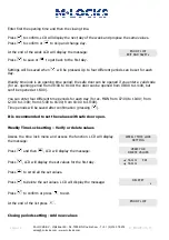 Preview for 25 page of M-LOCKS Basic line Series User Manual