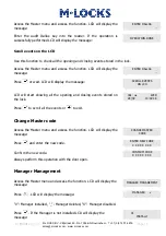 Preview for 28 page of M-LOCKS Basic line Series User Manual