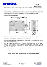 Preview for 4 page of M-LOCKS MiniTech T9520 Technical Manual