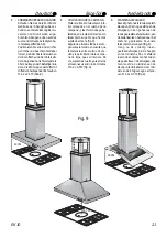 Preview for 21 page of M-system PLANA ISOLA Use And Maintenance Instructions