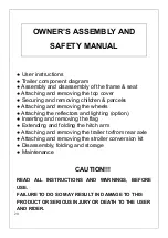 Preview for 21 page of M-WAVE 640046 Owner'S Assembly And Safety Manual