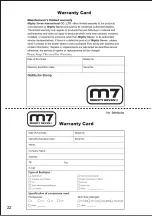 Preview for 22 page of M7 JT-40010 User Manual