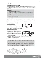 Preview for 34 page of mabe RMS1540Z Use And Care Manual