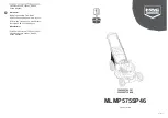 Preview for 1 page of Mac allister MLMP575SP46 Manual