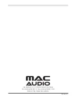 Preview for 30 page of MAC Audio MRS 222 Owner'S Manual