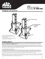 Preview for 8 page of MAC TOOLS JS22T Owner'S Manual