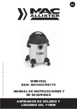 Preview for 99 page of MacAllister MWDV20L Instruction And Safety Manual