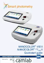 Macherey-Nagel NANOCOLOR UV/VIS II Quick Start Manual preview