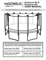 MACHRUS UPPERBOUNCE UBES Assembly, Installation, Care, Maintenance, And Use Instructions preview