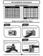 Preview for 8 page of MACHRUS UPPERBOUNCE UBES Assembly, Installation, Care, Maintenance, And Use Instructions