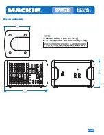 Preview for 4 page of Mackie PPM608 Specifications