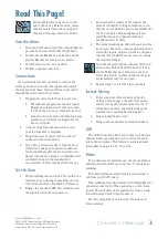 Preview for 3 page of Mackie ProFX16 Owner'S Manual