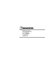 Preview for 35 page of Mackie SP260 Owner'S Manual