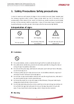 Preview for 2 page of Macro CXW-300-T2C User Manual