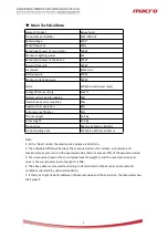 Preview for 5 page of Macro CXW-300-T2C User Manual