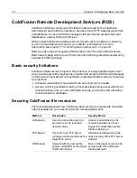 Preview for 92 page of MACROMEDIA COLDFUSION 5-ADVANCED ADMINISTRATION Manual