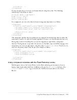 Preview for 109 page of MACROMEDIA FLASH REMOTING MX Use Manual