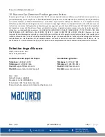 Preview for 103 page of Macurco GD-12 Operation Manual