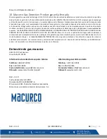 Preview for 160 page of Macurco GD-12 Operation Manual