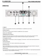 Preview for 5 page of MadBoy F-LOUD 225 User Manual