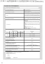 Preview for 2 page of Madel FOK-EIS-180 Manual