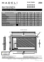 Preview for 17 page of Madeli Slique  IM-ZE2430-00 Specifications, Installation And User’S Manual