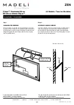 Preview for 24 page of Madeli Slique  IM-ZE2430-00 Specifications, Installation And User’S Manual