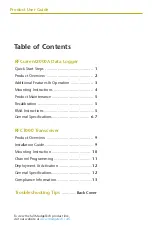 Preview for 2 page of MadgeTech RFCurrent2000A Product User Manual