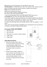 Preview for 5 page of Madison MAD-CENTER200CD-BK Operating Instructions Manual