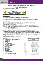 Preview for 8 page of Madison MAD-VR60 User Manual