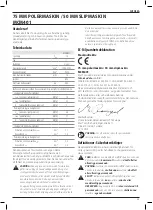 Preview for 35 page of MAG TOOLS MCM401 Original Instructions Manual