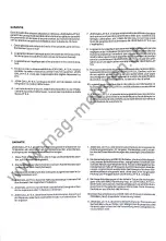 Preview for 12 page of MAG 1045-SRL Operating Instructions Manual