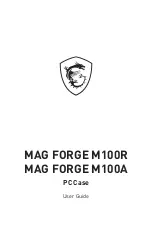 Preview for 3 page of MAG FORGE M100A User Manual