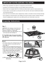 Preview for 5 page of Magellan Outdoors SwiftRise 6P Instruction Manual