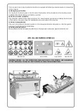 Preview for 11 page of Maggi BORING SYSTEM 35 Original Use And Maintenance Manual