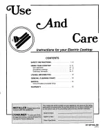 Magic Chef 86HS-1 Use And Care Manual preview