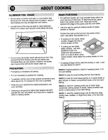 Preview for 18 page of Magic Chef CES1110AAH Owner'S Manual