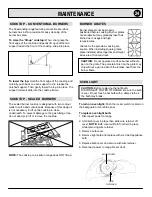 Preview for 25 page of Magic Chef cgr3760adh Owner'S Manual