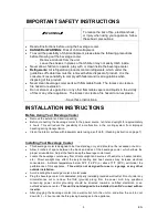 Preview for 5 page of Magic Chef MCBC470BF Instruction Manual