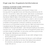 Preview for 63 page of Magic Leap One Safety Manual & Regulatory Information