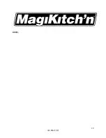 Preview for 19 page of Magikitch'n 24 Installation Operation & Maintenance
