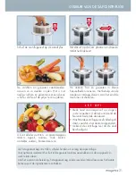 Preview for 23 page of MAGIMIX JUICE EXTRACTOR SMOOTHIEMIX Manual